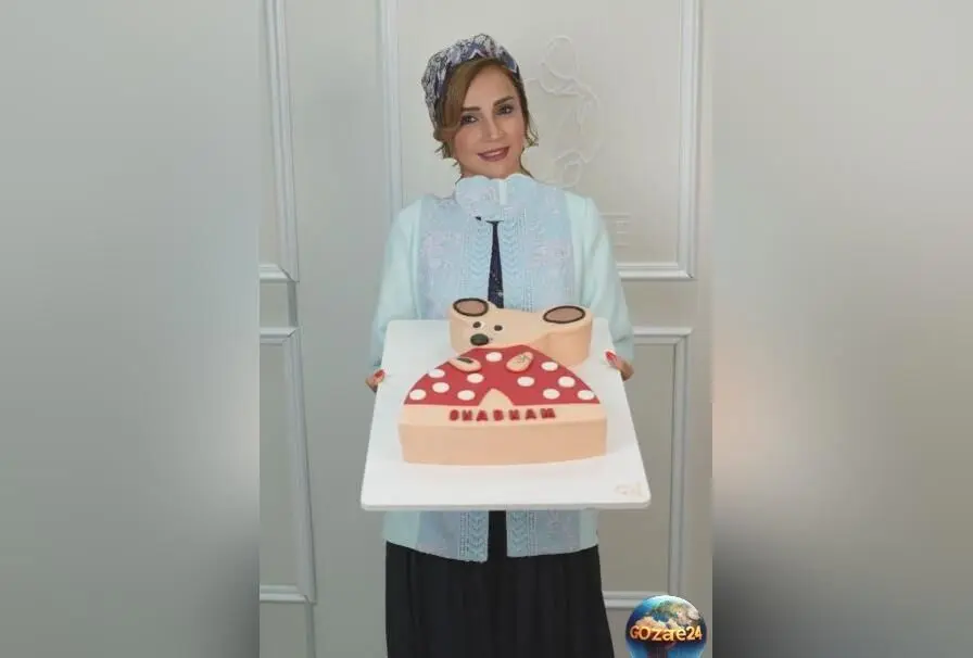 شبنم قلی‌خانی و دخترش با کیک تولد بامزه موشی مدرسه، آرزوی قناد بودن و زندگی در دبی | ویدیوی جالب