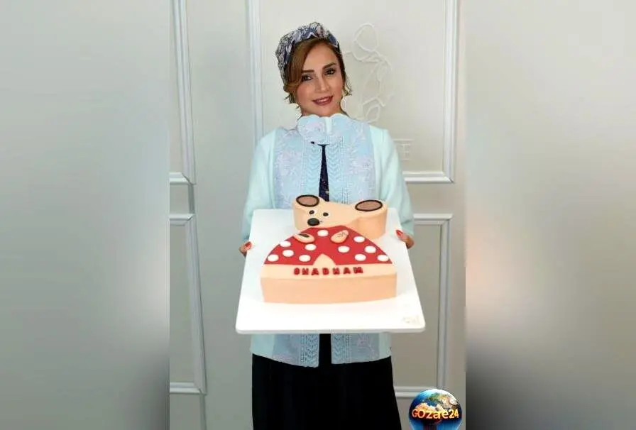 شبنم قلی‌خانی و دخترش با کیک تولد بامزه موشی مدرسه، آرزوی قناد بودن و زندگی در دبی | ویدیوی جالب