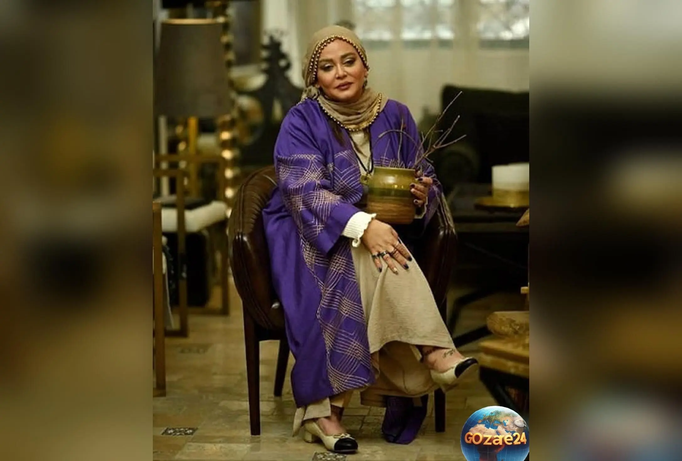 بهاره رهنما با ژستی متفاوت در کنار درخت؛ بازیگر محبوب هر جا درخت باشد، عکس می‌گیرد!