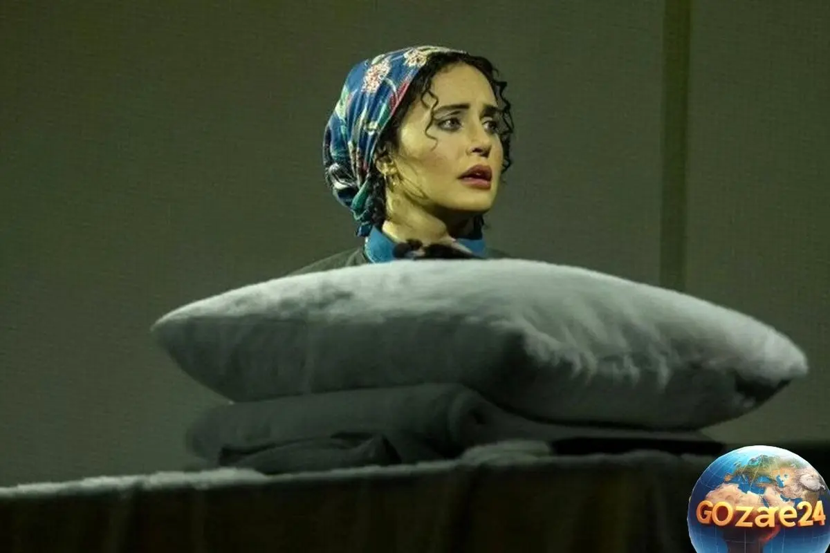 تقلید حرفهای الناز شاکردوست از هنر رزمی تای چی به سبک جنگجویان معبد شائولین در تئاتر «آواز عاشقانه دختر دیوانه» + عکس