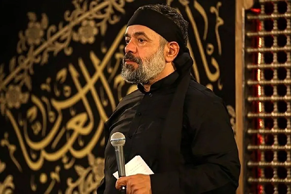نوحهخوانی خاطرهانگیز محمود کریمی در حضور رهبر انقلاب با نوحه «ای ایران خدایی»؛ لحظهای روحانگیز و بینظیر