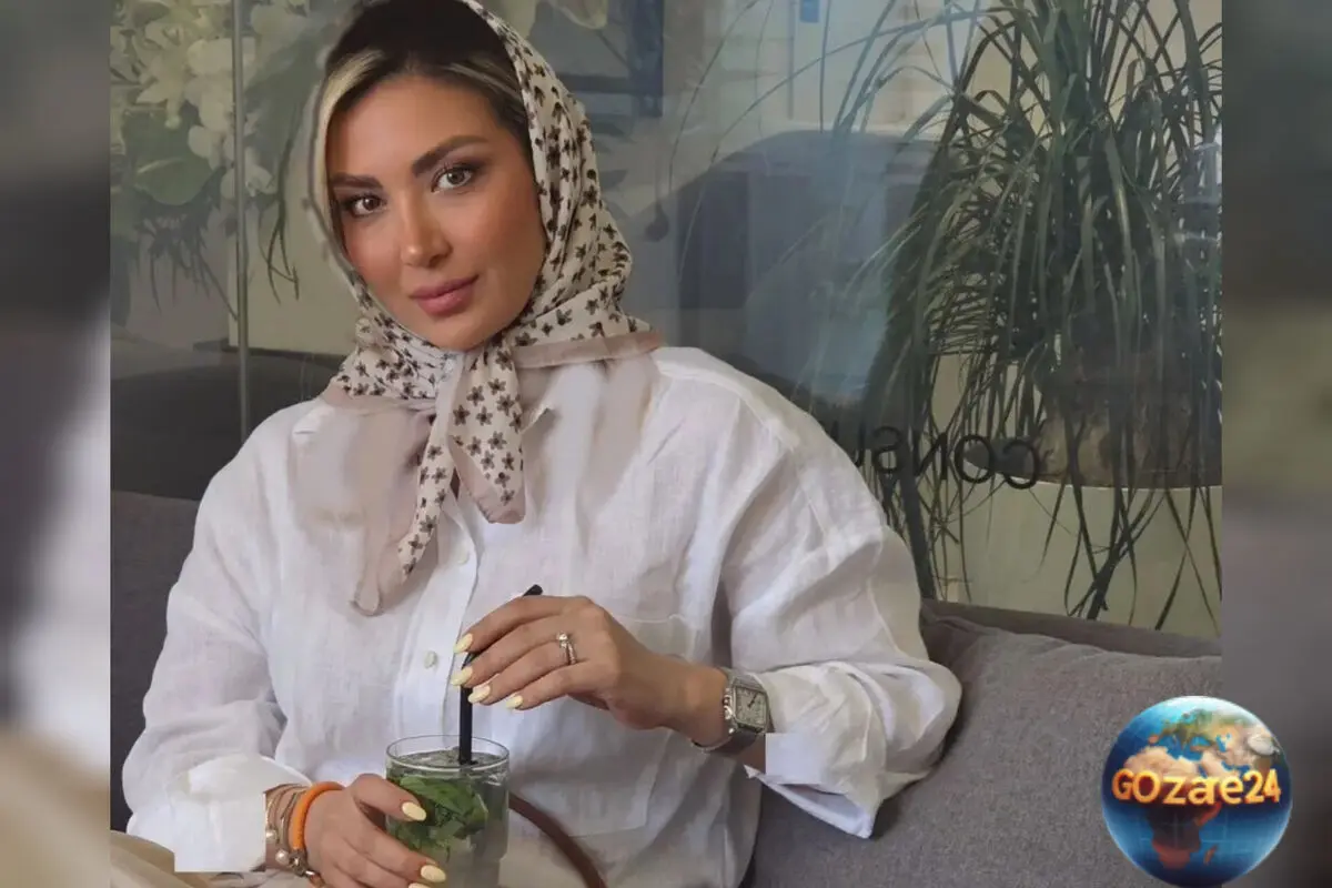 تصاویر جدید مینا مختاری از چیدمان خاص جلومبلی و گل نرگس با شیرینی خوری سنتی + راز استایل هنری همسر بهرام رادان