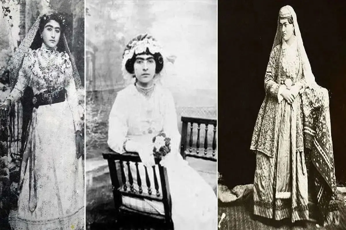 سفر در زمان به قاجار: خاص‌ترین لباس عروس و زیبایی زنان فربه در ۲۰۰ سال پیش