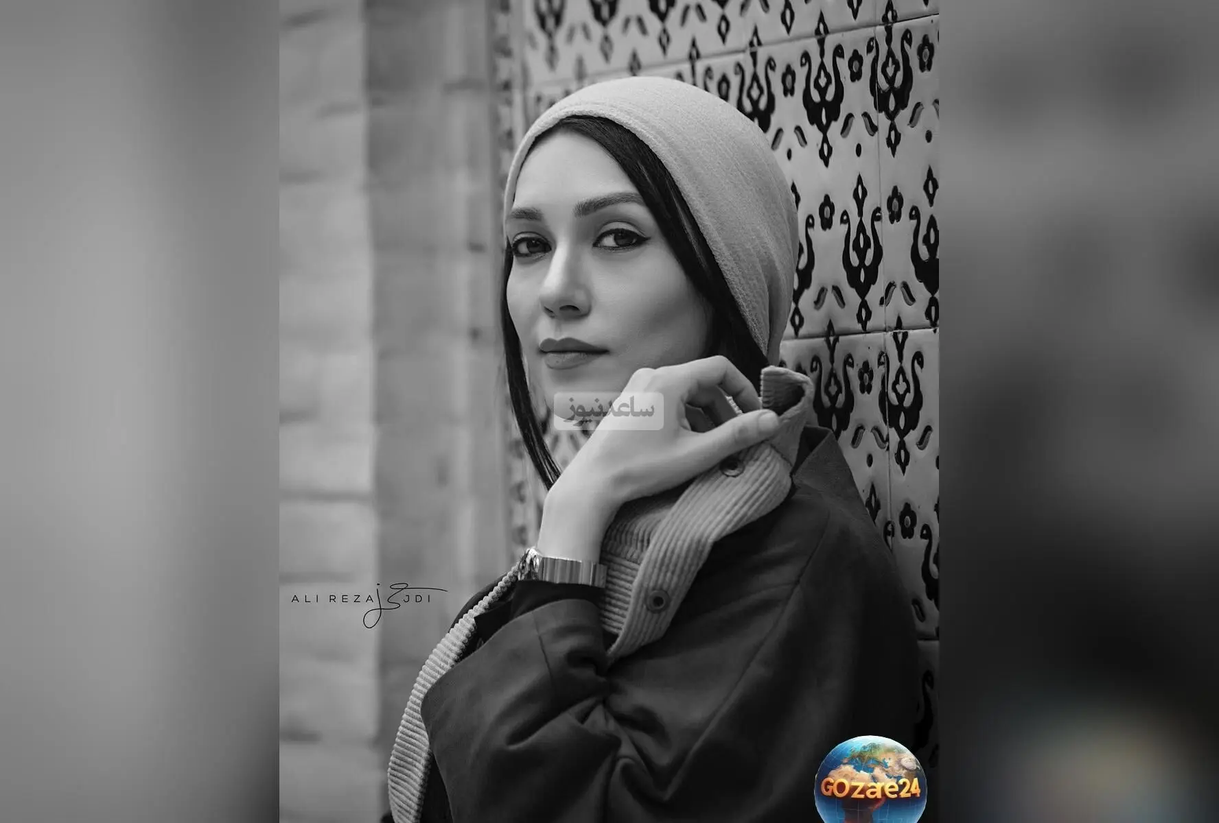 استایل گل گلی شهرزاد کمال زاده در گلستانی زیبا و مانتوی دست دوز شیکش + عکسهای جدید