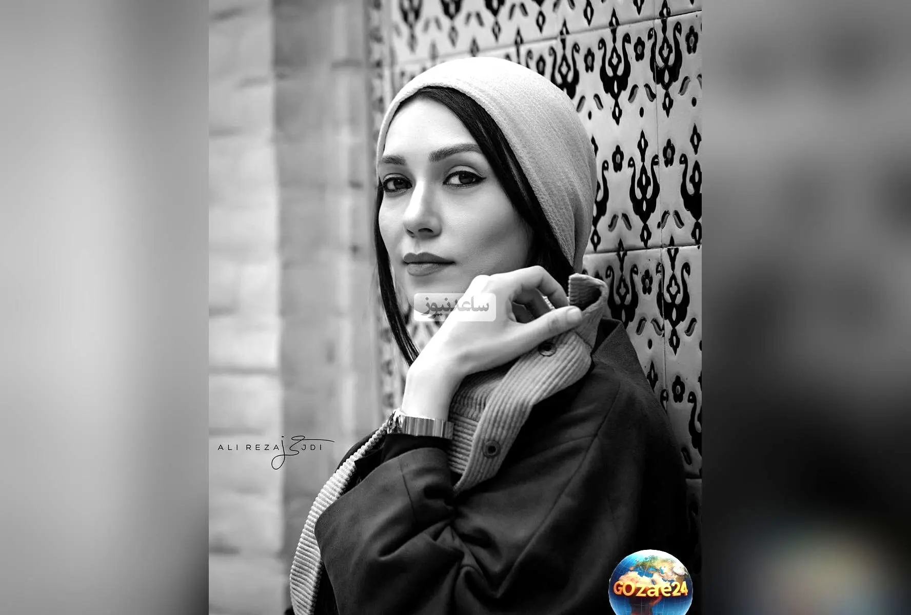 استایل گل گلی شهرزاد کمال زاده در گلستانی زیبا و مانتوی دست دوز شیکش + عکسهای جدید