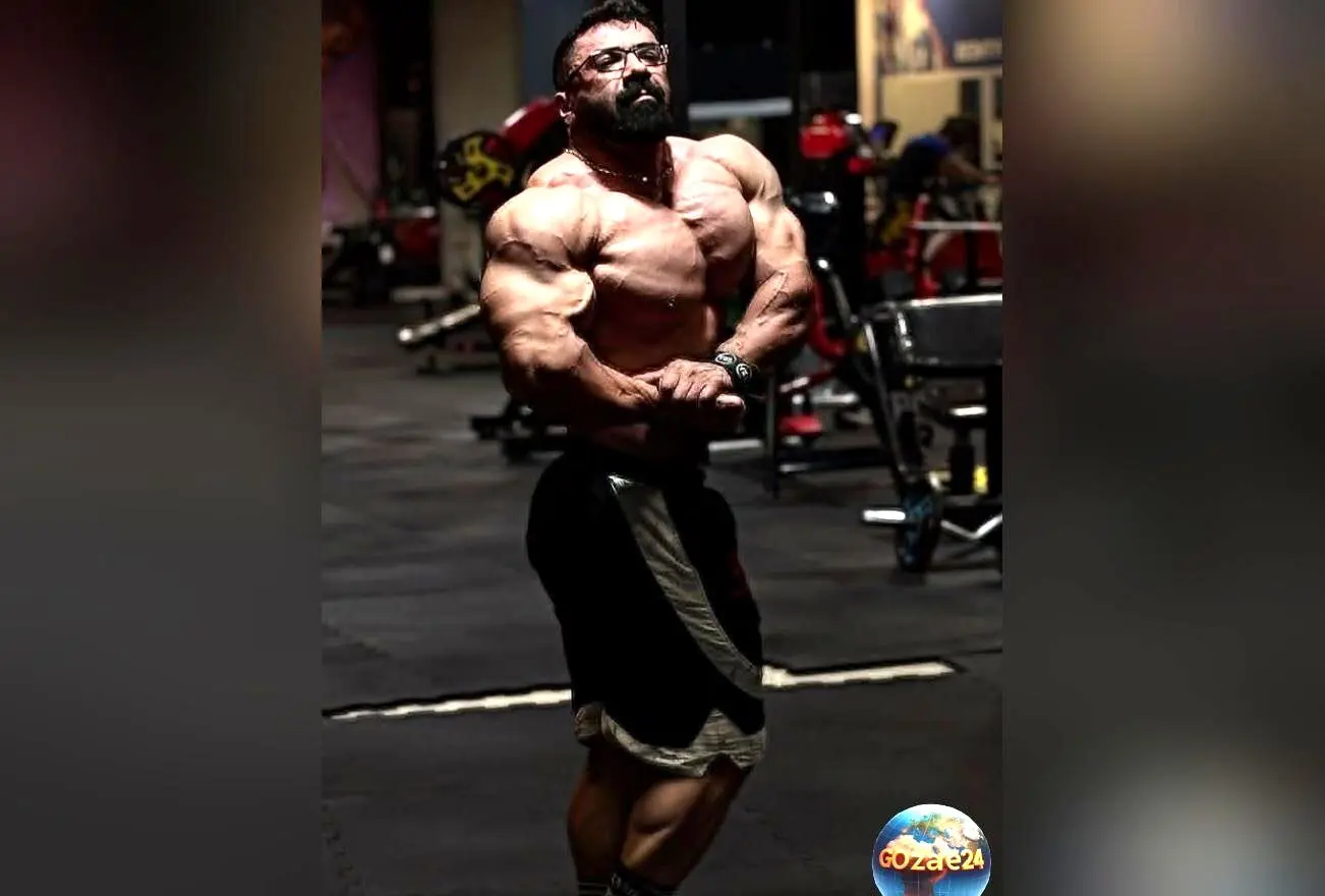 رونمایی از مظاهر تابانی، پسر برادر بهروز تابانی و قهرمان سوپراندام ایران با عضلات استثنایی + فیلم