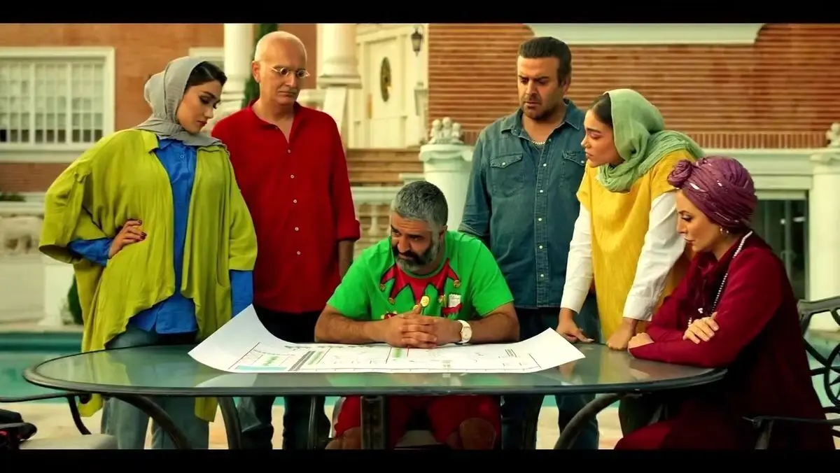 پشت صحنه متفاوت فیلم «جزایر قناری»؛ رویا میرعلمی در لباس عروس و تیپ خاص در کنار بازیگران مشهور