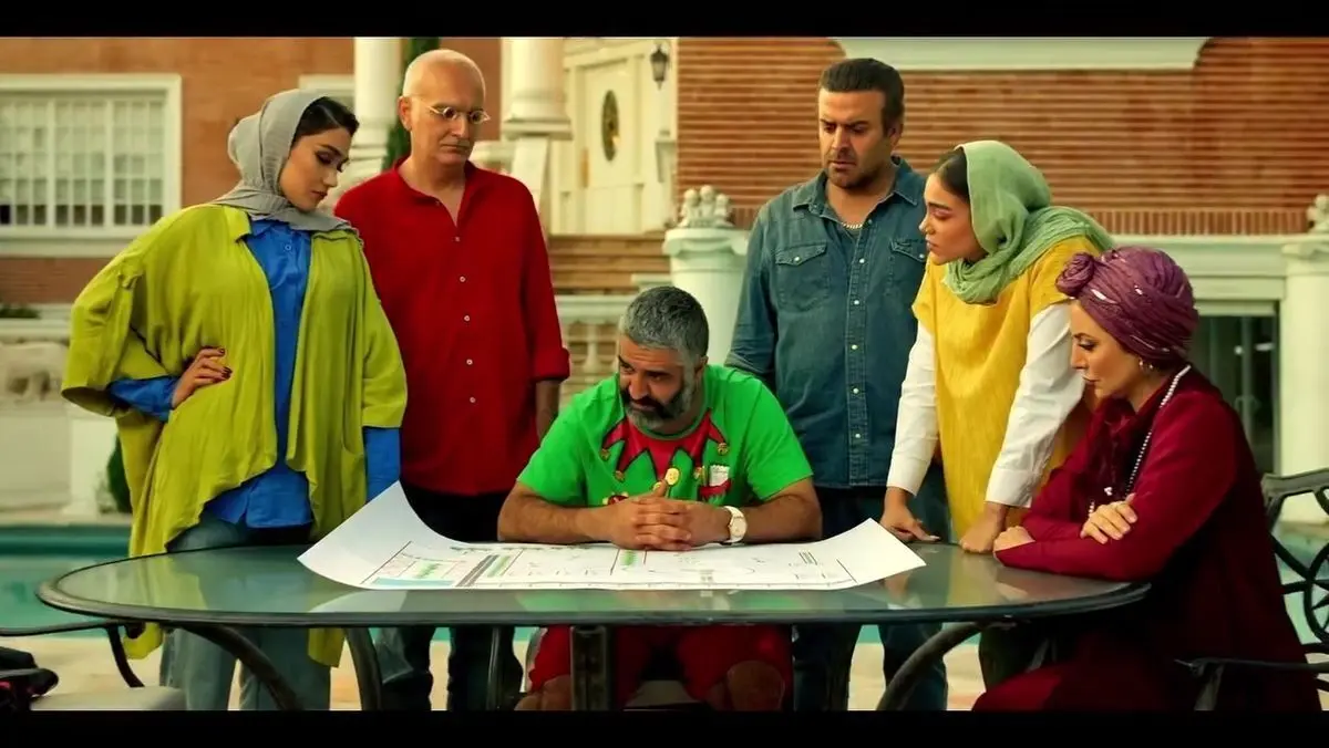پشت صحنه متفاوت فیلم «جزایر قناری»؛ رویا میرعلمی در لباس عروس و تیپ خاص در کنار بازیگران مشهور