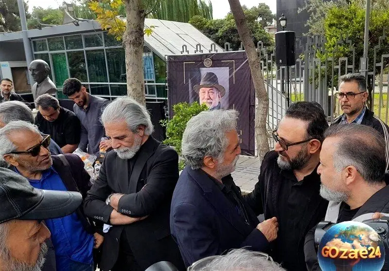 یادبود آتیلا پسیانی در مراسم وداع با حضور هنرمندان و چهره‌های سرشناس سینما و تئاتر