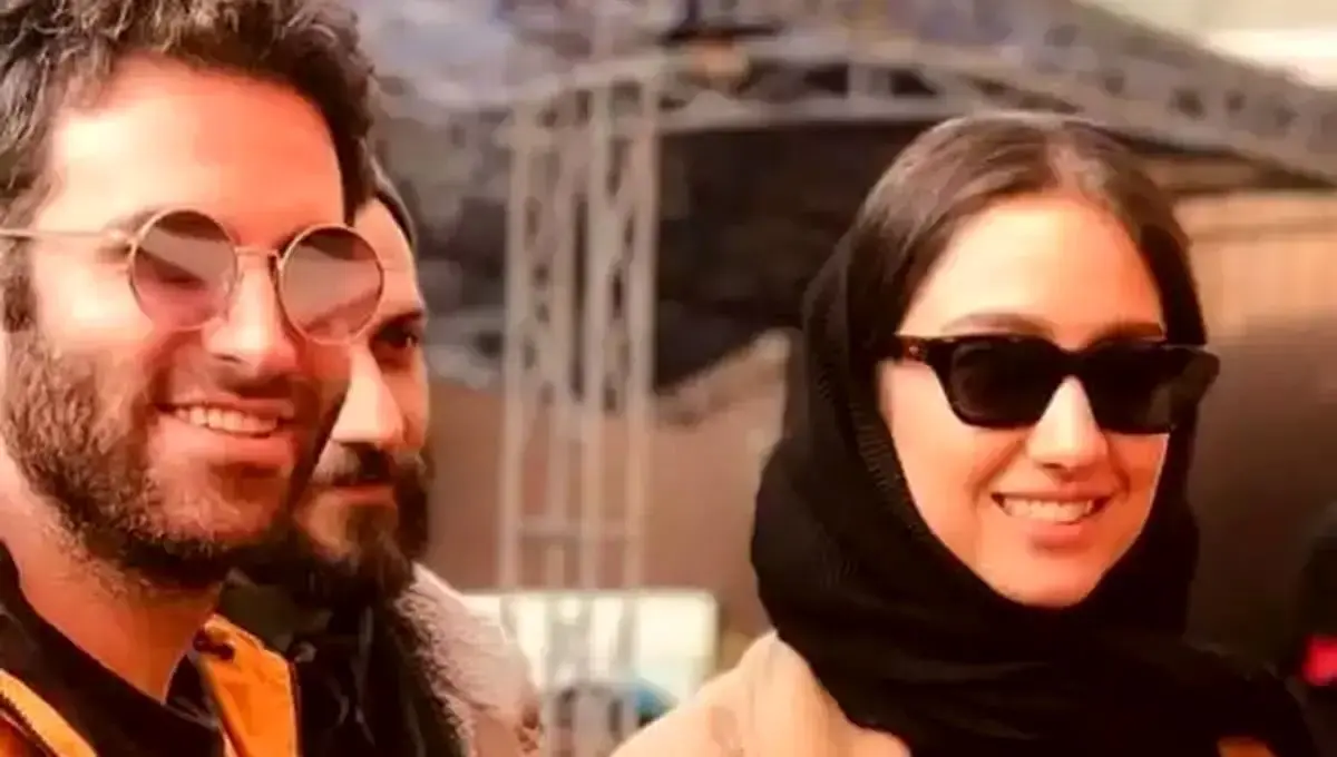 سلفی جنجالی و نوستالژیک هوتن شکیبا و مهسا حجازی در پشت صحنه سریال تاسیان + عکس ویژه