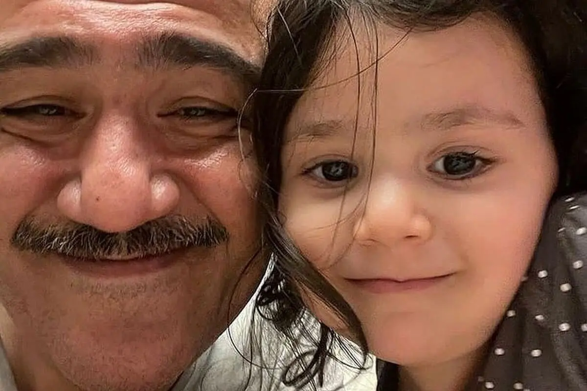 نگاهی به چهره غم‌زده و دلتنگ هانا، دختر مهران غفوریان در غیاب پدر محبوبش