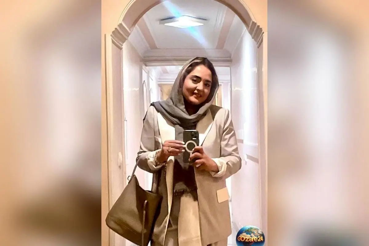 تصویر منحصربهفرد و عجیب از دکوراسیون متفاوت اتاق خواب نرگس محمدی؛ کتاب بالای آباژور و گربه پشمالو بر روی کمد