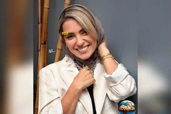 تصویر جذاب مونا کرمی در دهه ۹۰ با ظاهر متفاوت و رنگ مو آبی