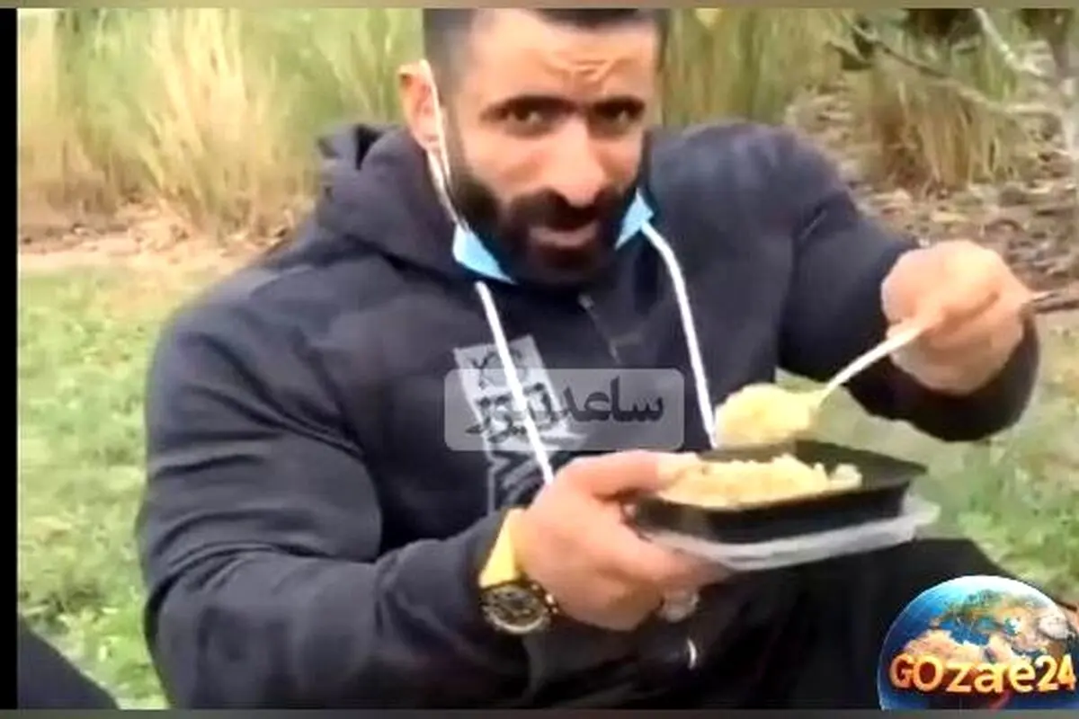آشپزی بی‌نظیر هادی چوپان نایب‌قهرمان مستر المپیا در طبیعت + ویدئو جذاب