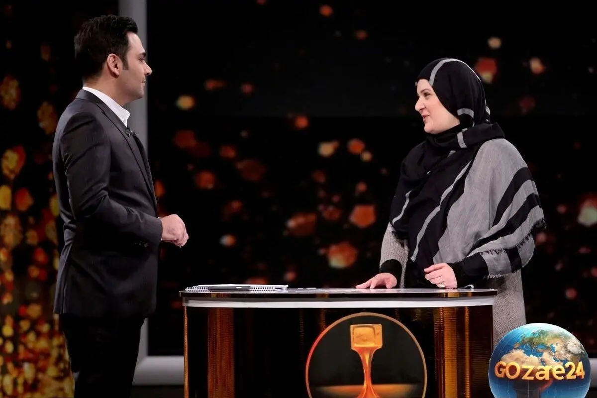 حضور ریما رامین‌فر در پشت صحنه برنامه عصر جدید و کمک به احسان علیخانی + عکس