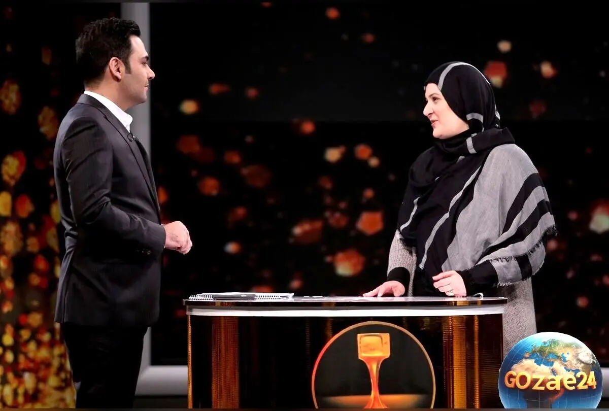 حضور ریما رامین‌فر در پشت صحنه برنامه عصر جدید و کمک به احسان علیخانی + عکس