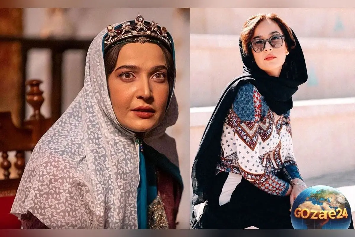 الهام نامی زاده با موهای سبز در نقش شکوه‌السلطنه در سریال جیران؛ بازیگری نوظهور با چهره متفاوت و جذاب