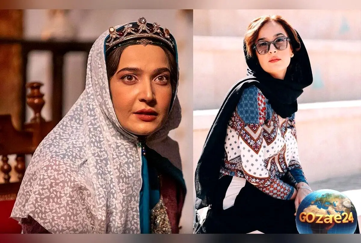 الهام نامی زاده با موهای سبز در نقش شکوه‌السلطنه در سریال جیران؛ بازیگری نوظهور با چهره متفاوت و جذاب