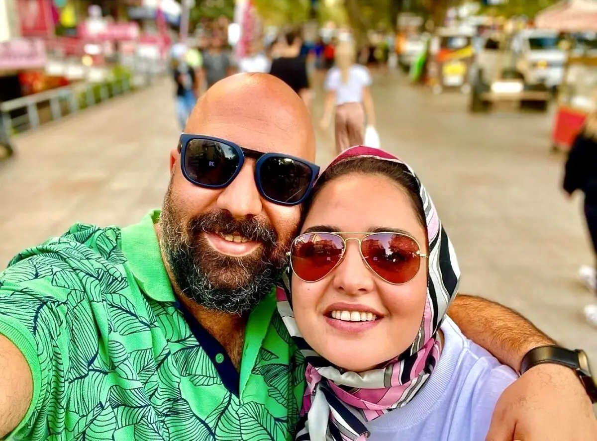 تیپ و استایل جذاب نرگس محمدی و همسرش در سفر به استانبول + عکس‌های خصوصی