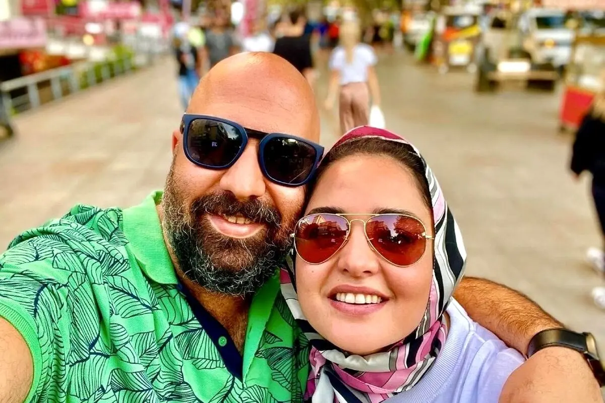 تیپ و استایل جذاب نرگس محمدی و همسرش در سفر به استانبول + عکس‌های خصوصی