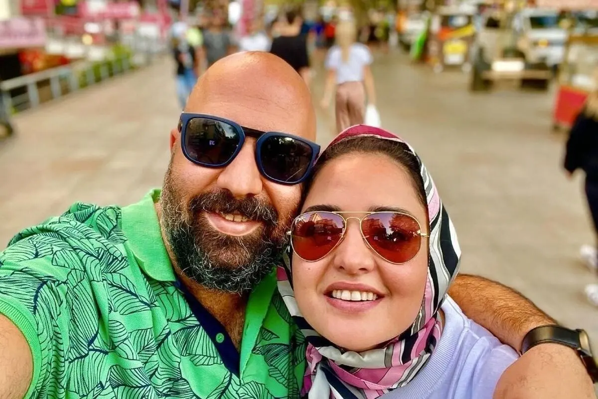 تیپ و استایل جذاب نرگس محمدی و همسرش در سفر به استانبول + عکس‌های خصوصی