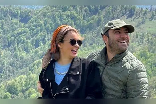 نیلوفر پارسا بازیگر «آوای باران» با عکس عاشقانه از همسرش در فضای مجازی خبرساز شد