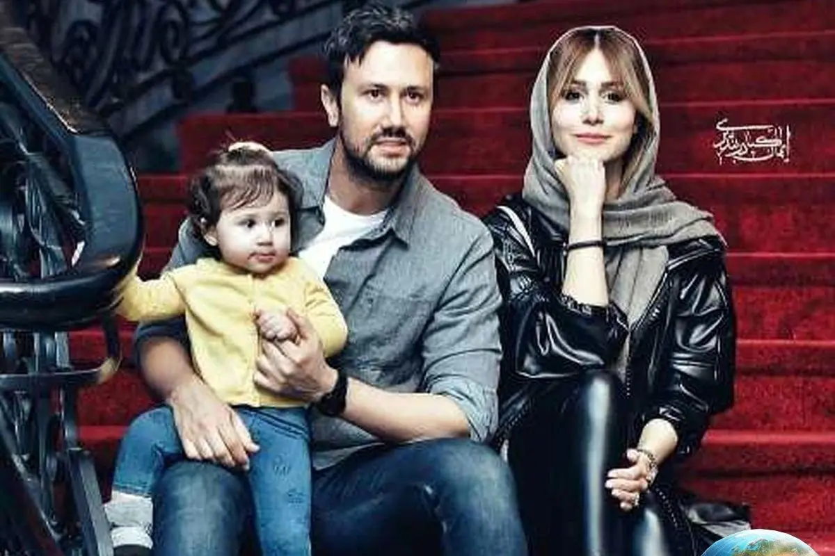 عکس بامزه نبات شاهرخ استخری در صفحه اینستاگرام؛ انیشتین کوچک خانواده در کنار هم