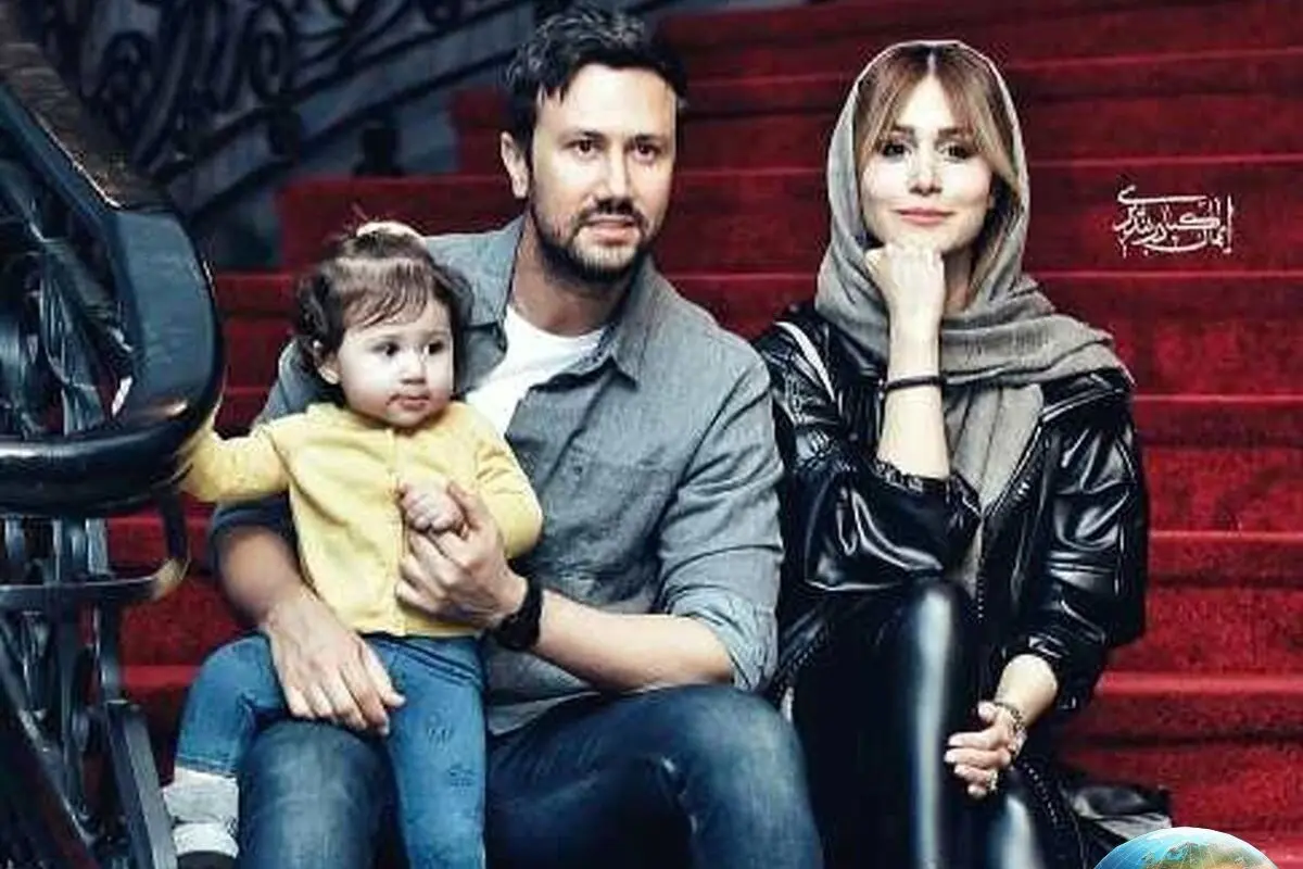 عکس بامزه نبات شاهرخ استخری در صفحه اینستاگرام؛ انیشتین کوچک خانواده در کنار هم