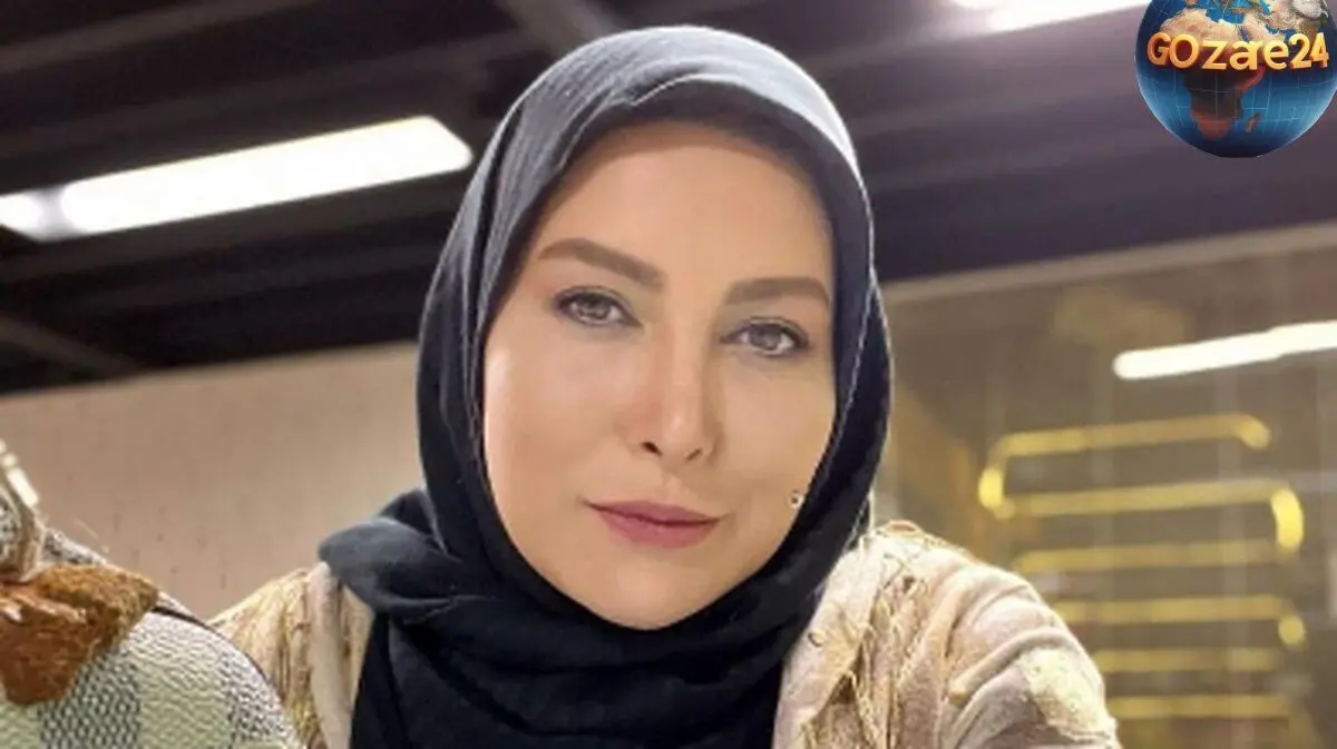تصویر دختر فریبا نادری بازیگر ستایش با موهای بور و شباهت زیاد به پدرش