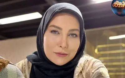 تصویر دختر فریبا نادری بازیگر ستایش با موهای بور و شباهت زیاد به پدرش