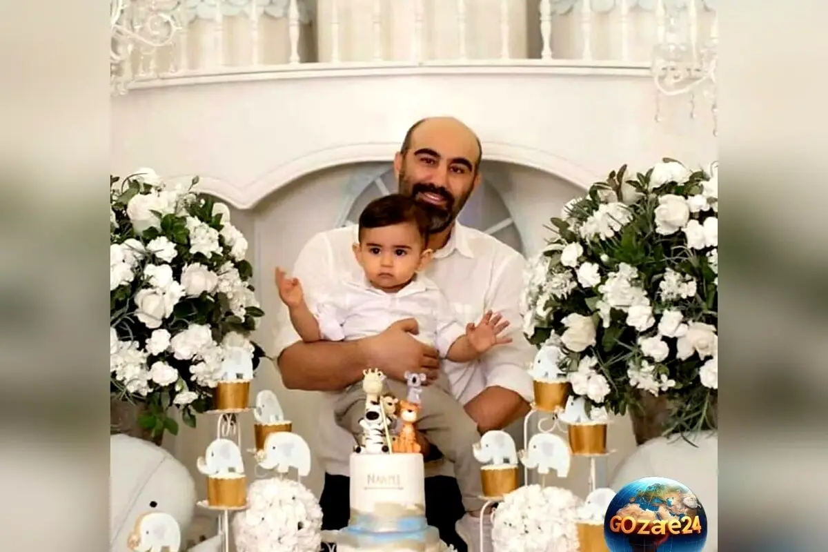 پسر محسن تنابنده با پیراهن استقلال در جشن تولد پدرام کریمی؛ نشان عشق پدر و پسری به تیم محبوب
