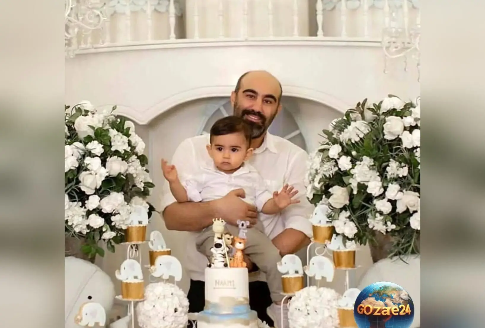پسر محسن تنابنده با پیراهن استقلال در جشن تولد پدرام کریمی؛ نشان عشق پدر و پسری به تیم محبوب