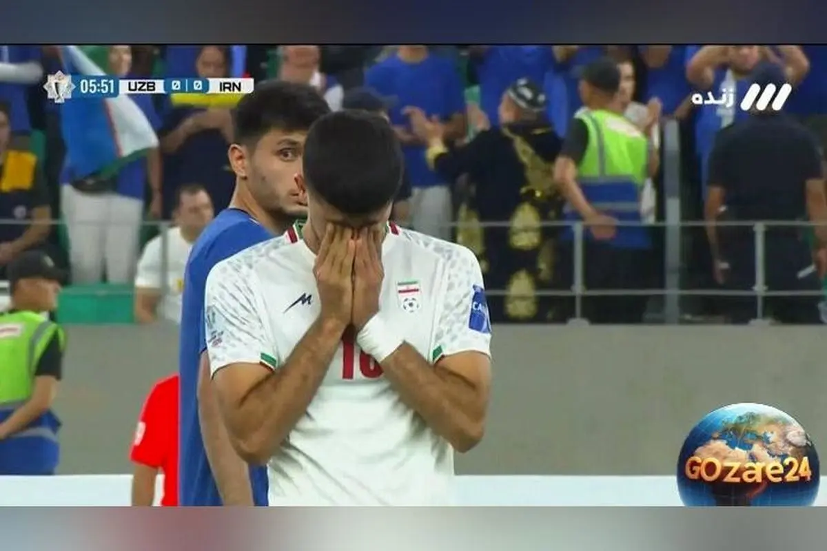 اخراج سریع آریا یوسفی در بازی تیم ملی فوتبال ایران؛ ستاره جوان در ۵ دقیقه زمین را ترک کرد! + فیلم و جزئیات