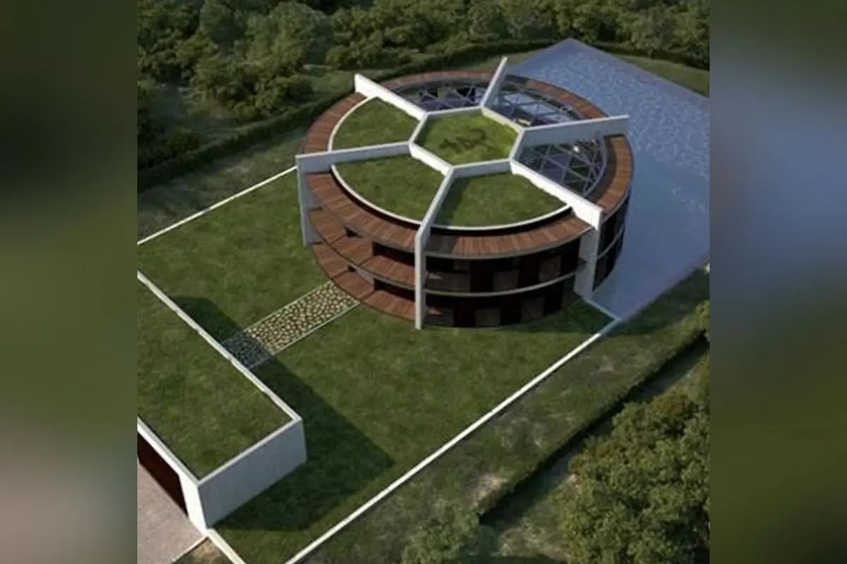 خانه فوق مدرن لیونل مسی به شکل توپ فوتبال با طراحی نمادین و استثنایی