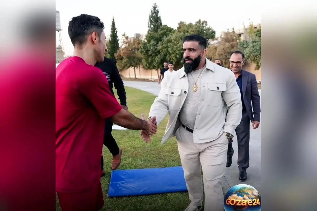 هادی چوپان: عاشق ایران و فجرسپاسی است و در تمرین تیم محبوبش حضور پیدا کرد