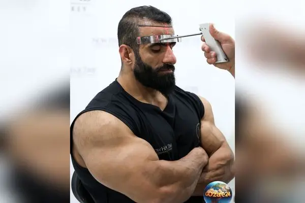 هادی چوپان، قهرمان مستر المپیا، در مرکز زیبایی جهانی برای جذاب‌تر شدن + تصاویر