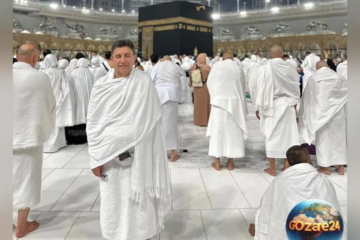 نگاهی به میز عزای ساده امیر قلعه‌نویی در کنار خواهر کوچک‌اش با دیزاین خاص و عکس غم‌انگیز