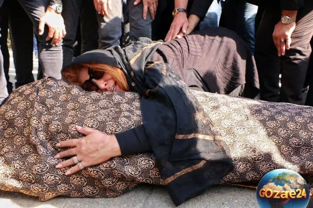 نگاهی به خانه ابدی شهناز نامدار مادر نسرین مقانلو و مراسم چهلم مادر بازیگر مشهور + عکس