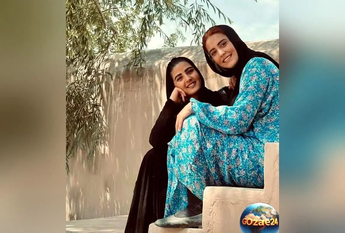 استایل متفاوت شبنم قربانی با شلوار خمره‌ای و وست رنگارنگ در کنار دوستانش + تصاویر جذاب