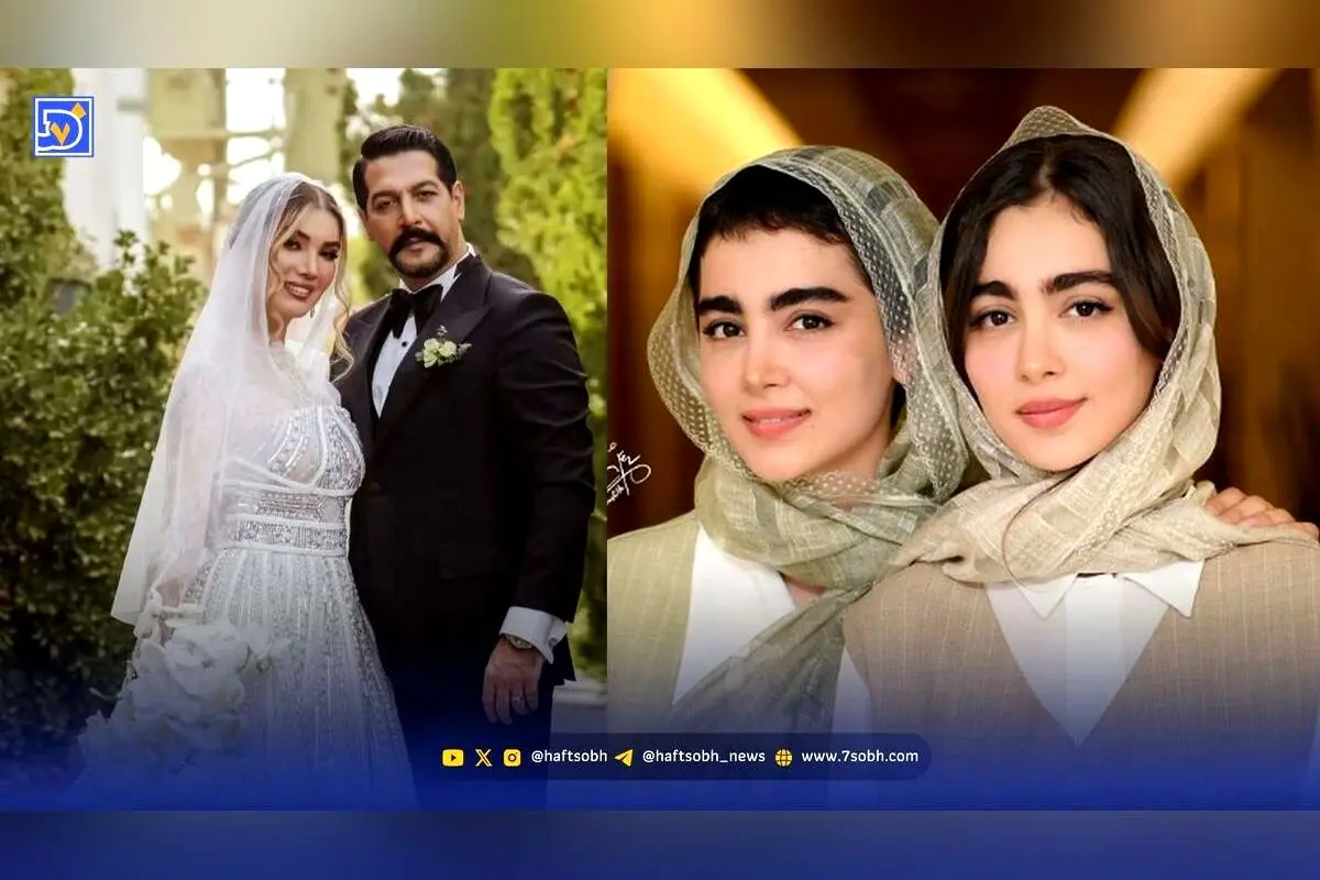 استایل پاییزی منسجم سارا و نیکای پایتخت در کنار شوهر متین ستوده در نمایش کازابلانکا