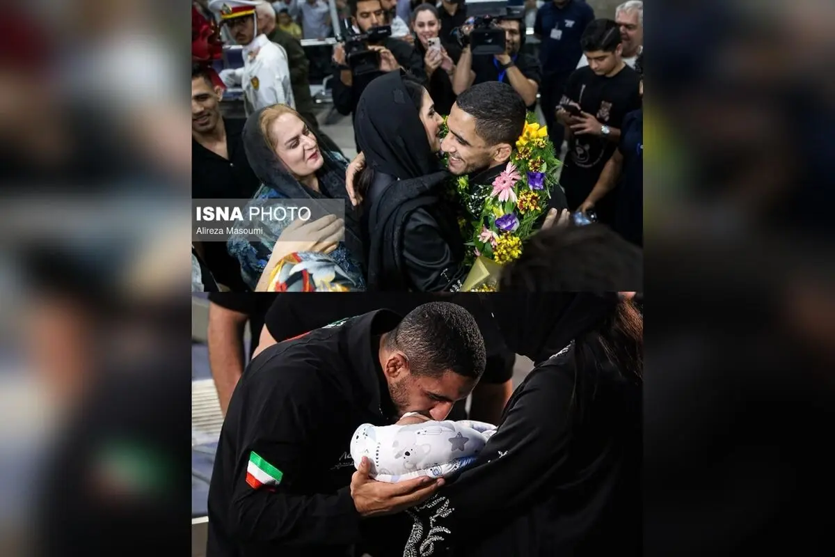 بازگشت قهرمانان کشتی آزاد ایران به تهران پس از کسب مدال‌های رنگارنگ در قهرمانی جهان ۲۰۲۵ زاگرب