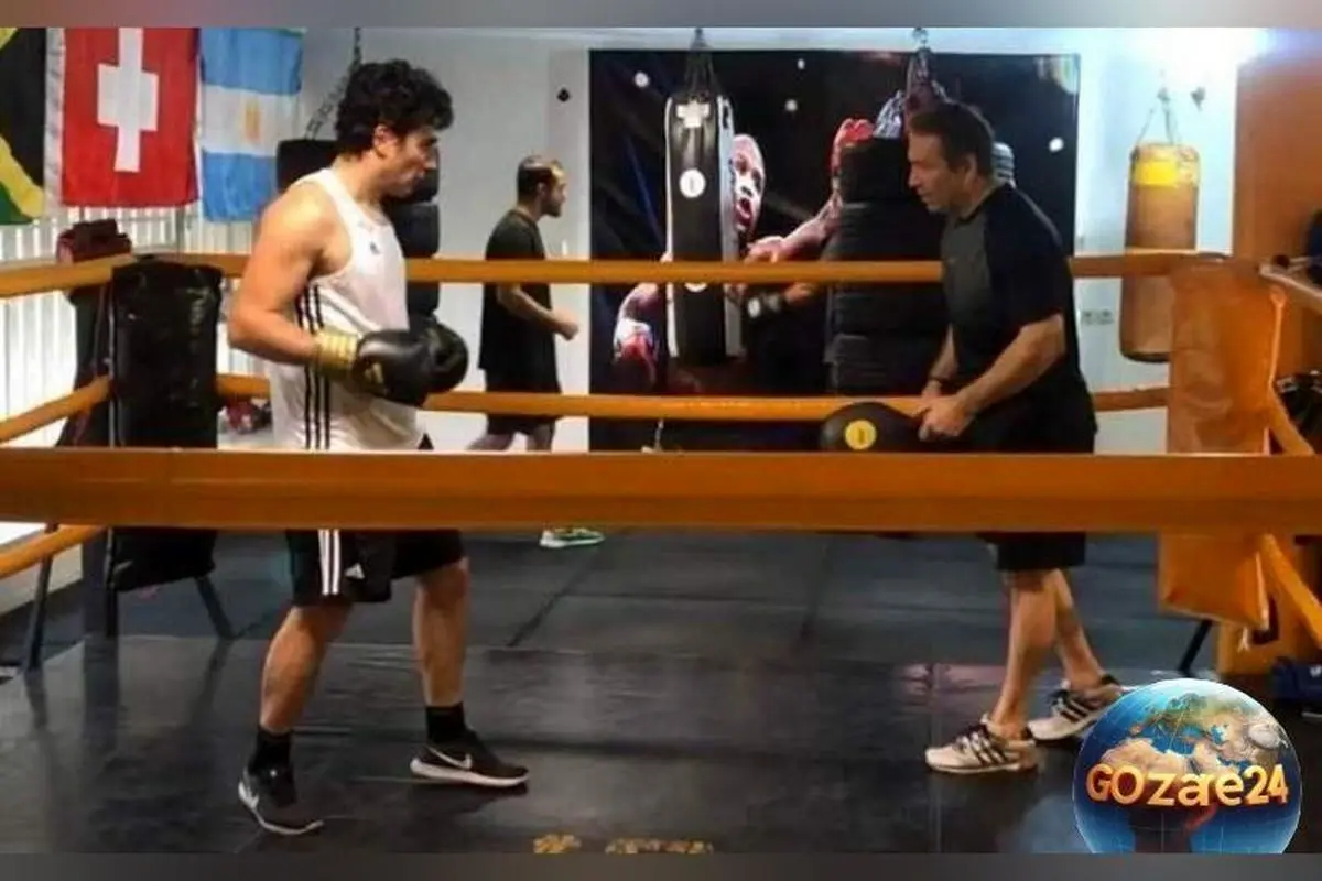 تمرینات بوکس همایون شجریان با صدای ابی؛ ویدئویی جذاب و هیجان‌انگیز که حریف را ناک اوت می‌کند!