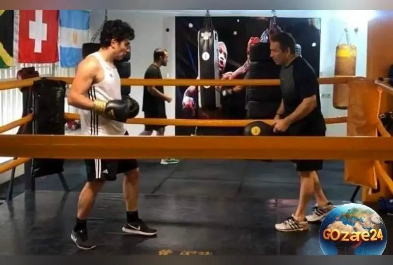 تمرینات بوکس همایون شجریان با صدای ابی؛ ویدئویی جذاب و هیجان‌انگیز که حریف را ناک اوت می‌کند!