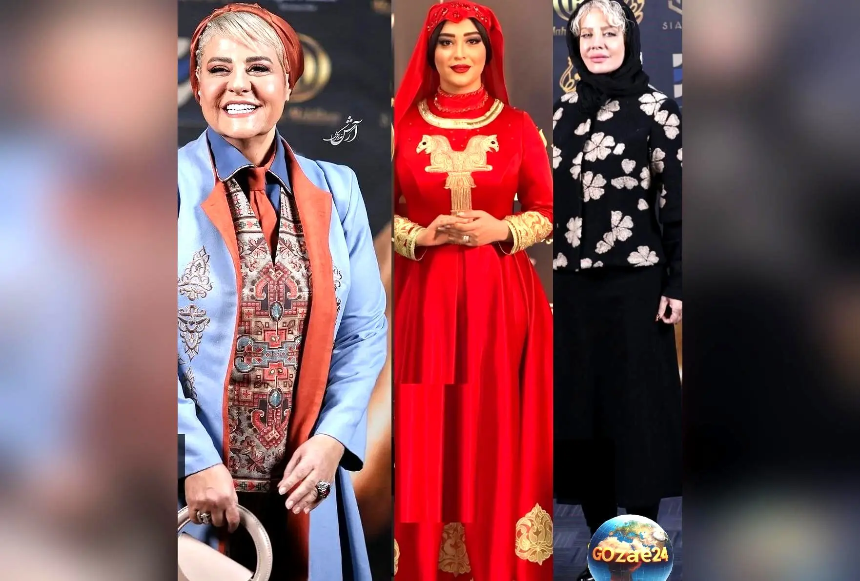 بررسی استایل‌های متفاوت و درخشان هنرمندان در جشن حافظ ۱۴۰۲: از بهنوش طباطبایی تا شراره رخام