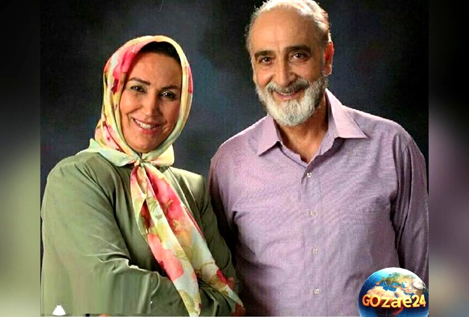 عکس خانوادگی محمود پاک نیت و همسر و پسر جوانش در صفحه اینستاگرام