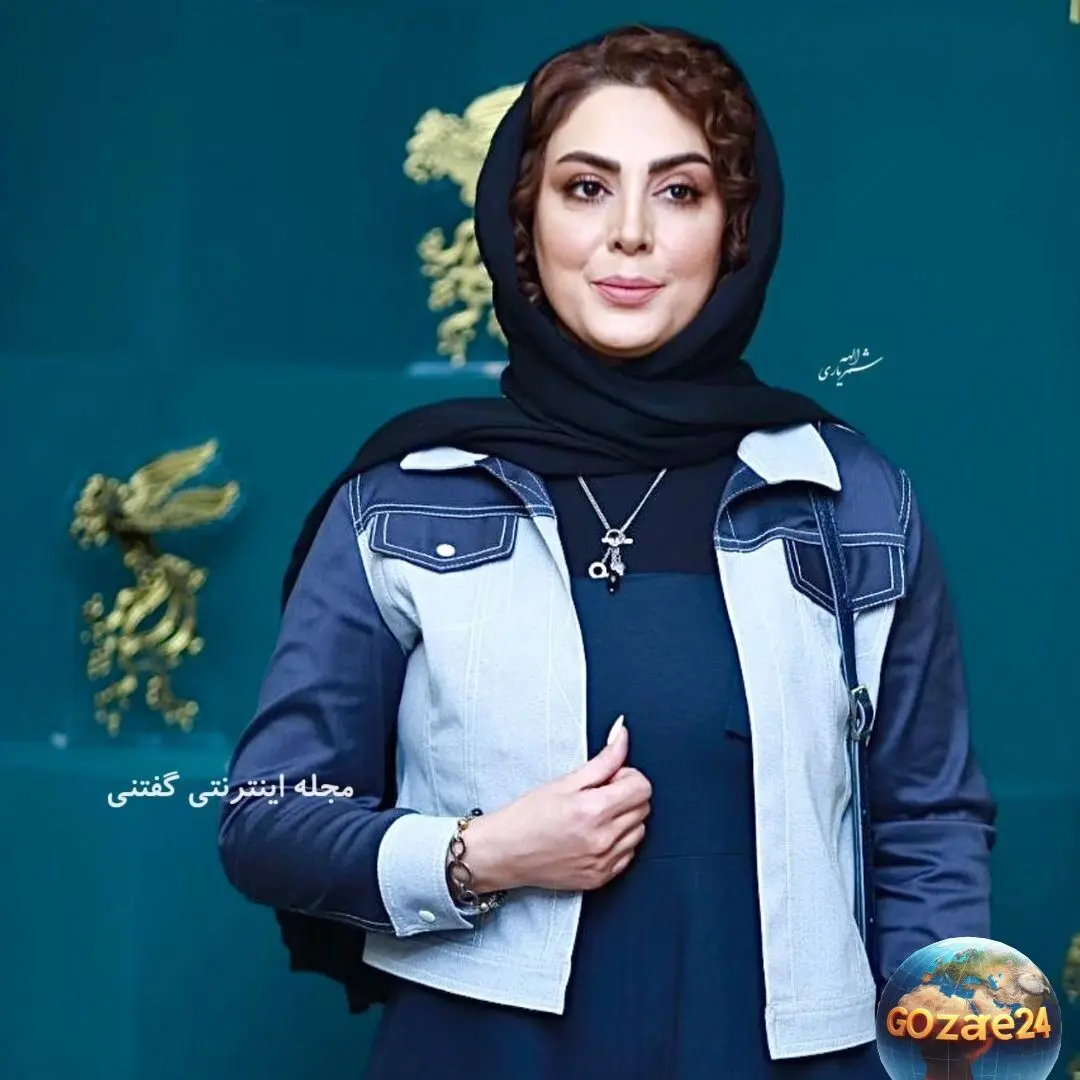 لحظات عاشقانه نیلوفر شهیدی در طبیعت بارانی و کنار همسرش در فضای زیبا
