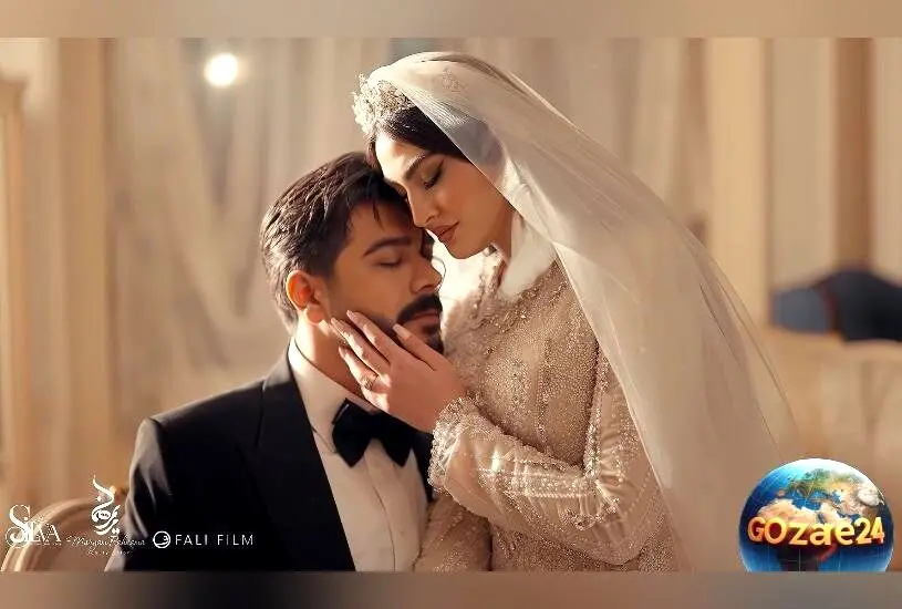 عروسی رویایی مریم مومن و سهیل قاصدی با لباس عروس شیک، کیف و کفش شفاف و کارت عروسی شیشه‌ای + عکس‌های خاص