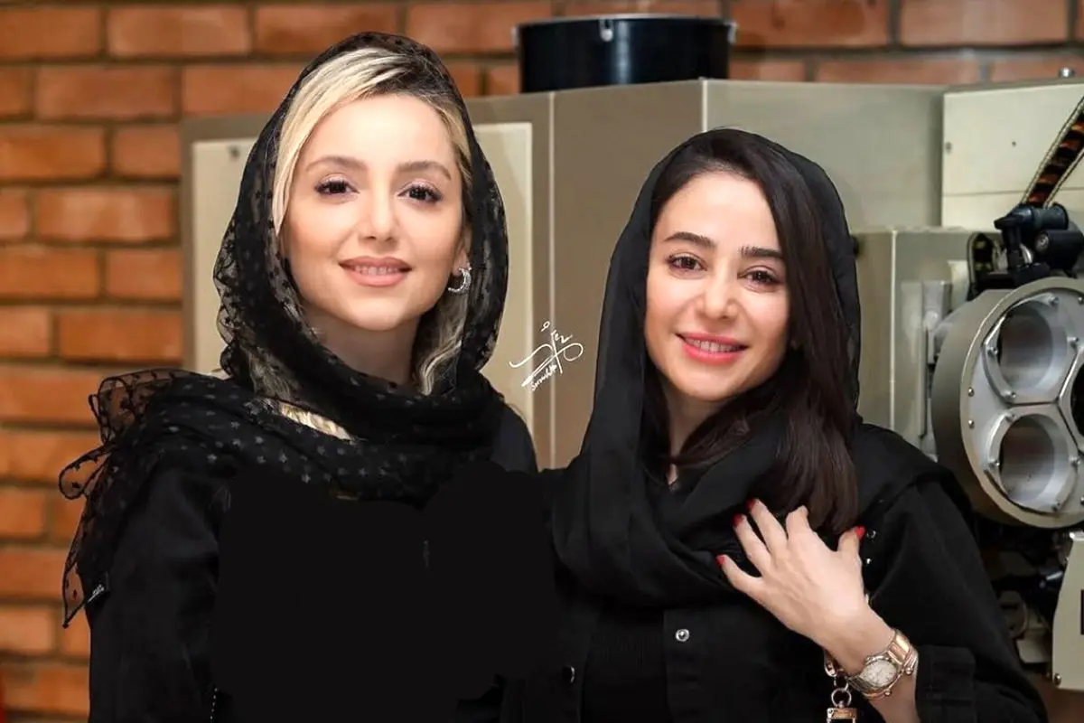 الناز حبیبی و نازنین بیاتی با لباس مشکی در یک قاب؛ هماهنگی استایل این دو چهره خبرساز شد.