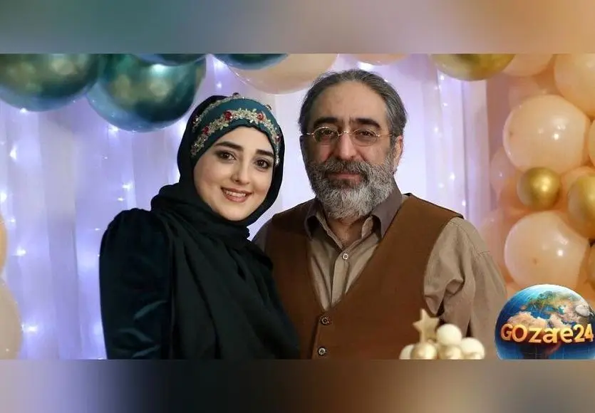 تصاویر مراسم عقد ستاره سادات قطبی با لباس منجق دوزی شده و چادرملی، سلیقه منحصر به فرد خانم مجری