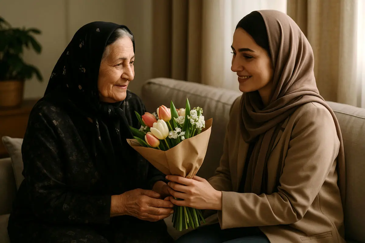 متن‌های تبریک روز زن و روز مادر برای عروس خانواده | جملات محترمانه و صمیمی